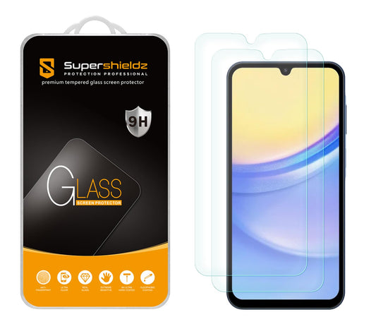 Supershieldz (2 Pack) Designed for Samsung Galaxy A16 5G Tempered Glass Screen Protector, Anti Scratch, Bubble Free